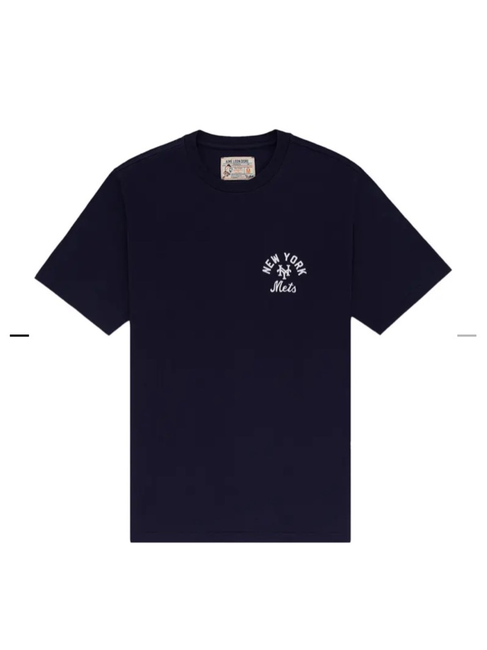 aime leon dore navy mets tee
